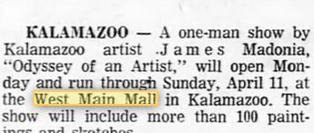 West Main Mall - 1971 Mention